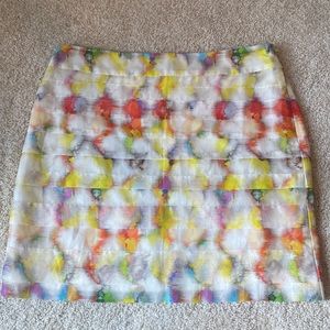 Layered multicolor Ann Taylor skirt